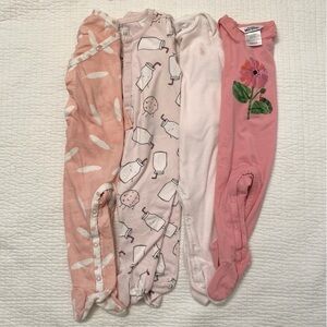 Girls 6-9 Months Sleeper Set